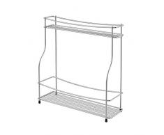 Metaltex Portaspezie, Argento, 35 x 12 X37 cm