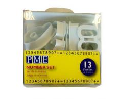 PME - Tagliapasta per Cake Design - Numeri, Confezione da 13