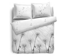 Heckett & Lane Biancheria da Letto F2F Roos - 135 x 200 cm, Colore Bianco, in Cotone, Dente di Leone, soffione