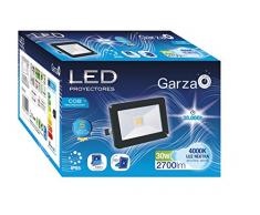 Garza Faretto Esterno LED COB E27, 30Â W, Blu