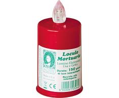 La Briantina Lumino Loculo Mortuario, Rosso, 10 x 5 cm