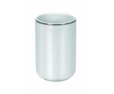 Kleine Wolke 5075127852 - Porta spazzolini Noblesse, Colori Bianco/Argento