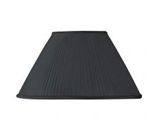 Paralume Plissettato forma Vittoriana Ã 20Â x 9Â x 12Â (plissÃ© mano) nero