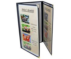 Decor Servizio Piatti Carta, plastica, Nero, A3Â Stretta