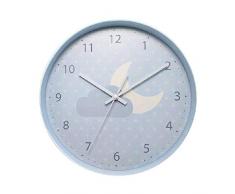 Dcasa - Orologio da Parete da Camino, Decorazione per la casa, Unisex, per Adulti Unica Blu (Blu)