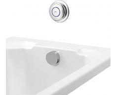 Aqualisa - Rubinetto Digitale per Vasca da Bagno al Quarzo, con Pompa a gravitÃ , Cromato