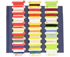 Merejka K-19 - Schema punto croce con luci di Natale, cotone, multicolore, 15 x 20 cm