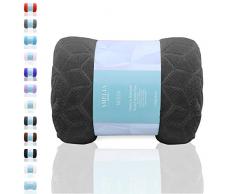 AmeliaHome - Coperta, Poliestere, Nessa Grafit, 220 x 240