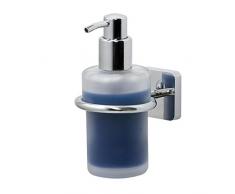 Tiger Onu Dispenser per Sapone Liquido, Acciaio Inox, Vetro, Cromato, 7,7 x 15 x 11 cm