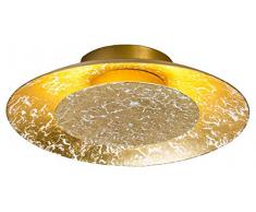 Nino Leuchten - Plafoniera, Vetro, gold, 15 x 25 x 5 cm