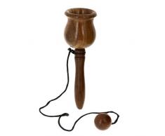 Shalinindia- Gioco della Palla e Coppa a Mano Legno Regali Giocattoli per Bambini