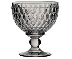 Villeroy & Boch 11-7309-0085 Boston col. Coppa da Spumante Smoke, Bicchiere Stravagante e dal Design Elegante per Prosecco e Champagne, Cristallo, Grigio, 400 ml, Vetro