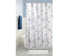 InterDesign Shelby Tenda Doccia, Tessuto, Blu, 180x180x100 cm