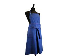 Elena Kihlman Tessile Casa Grembiule Plead, Cotone, Blu Turchese