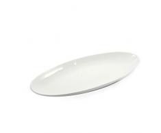 la Porcellana Convivio Piatto Ovale, Scatola Regalo, Bianco, 55.5Â x 25.5Â cm