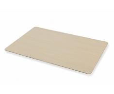 Villa dâEste Home Tivoli Hardwood Tovaglietta, PVC, Beige, 45x31x0.2 cm