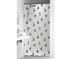 Sealskin Freddy Tenda da Doccia, PEVA, Verde, 180 x 200 cm