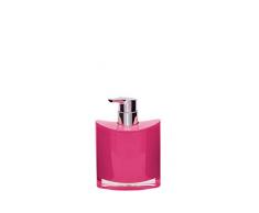 RIDDER Gaudy - Dispenser per Sapone in Acrilico, Colore: Rosa 10,8 x 8 x 15,5 cm