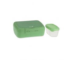 Amuse Bruch & Salat-Box Lunchbox, Verde, 21 x 15,6 x 7,1 cm