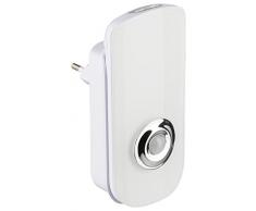 Müller-Licht LED lumino da notte per la presa elettrica torcia mobile con sensore incluso, 7000K, bianco