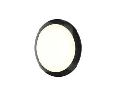 Stanley LED a incasso, con sensore a microonde e Hi/lo dimmer, 16Â W, plastica, Nero, 8.7 x 30 x 30 16watts