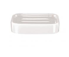 Kleine Wolke portasapone in Ceramica, Pietra, Bianco, 9.5Â x 9.5Â x 2Â cm