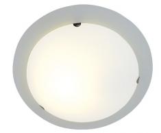 Naeve Leuchten, Lampada da soffitto in vetro, diametro 32 cm, 11,0 W, classe di efficienza energetica A, 530 lumen, 2700 kelvin, attacco E27