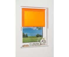 K-home Tenda a pannello 541831 – 3 Klemmfix Mini, Arancione Luce diurna, plastica, Tessuto, arancione, 70 x 150