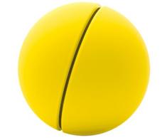 Authentics 1089033, Salvadanaio GIRO con chiusura magnetica Ø 11 cm, Giallo (Gelb)