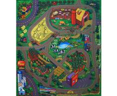 Unbekannt Tappeto da Gioco per Strada, 70 x 80 cm, Country Side