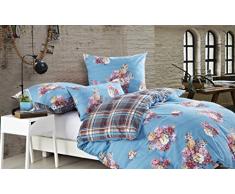 Sternenzelt Letto, Tessuto, Blau, 135x200cm/80x80cm