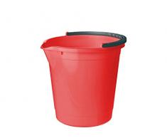 H&H Pengo 8101010550 Secchio Plastico, 7LT, Rosso