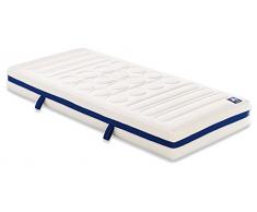 Badenia Bettcomfort Irisette Vitaflex, Materasso Tonnellate di Molle Insacchettate a 7 Zone, Durezza 2, Poliestere, 100 x 200 cm
