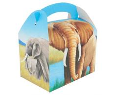 Garcia de Pou Bambini Scatole Elefanti, Cartone, 17x16x10 cm