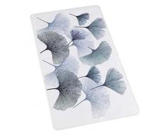 Wenko Ginkgo-Tappetino Antiscivolo per Vasca da Bagno con Ventose, plastica (TPR), Multicolore, 70 x 40 cm