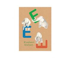 Komar Quadro da Parete ABC Animal E, Poster, Immagine, Soggiorno, Camera da Letto, Decorazione, Stampa Senza Cornice Disponibile in Tre Misure, Multicolore, P036E-40x50