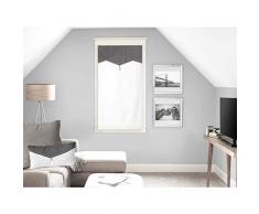 Soleil docre Chambord - Paraspifferi in Cotone, 45 x 90 cm, Colore: Grigio