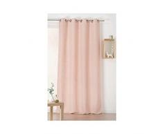 Linder - Tenda, 43 percentviscosa, 36% Poliestere, 21% Lino, 135 x 240 cm, Colore: Rosa