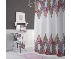 Bonamaison Tende da Doccia, Poliestere, Multicolore, 120x200 cm, 2 unitÃ