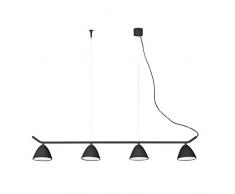 Faro 20207 - FLASH LED Lampada sospensione nera 4L