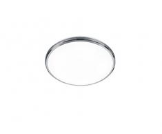 Trio Leuchten Trio 658611407 Contender Plafoniera LED, 1x11 Watt, Nichel Opaco/Bianco, 31 cm, Durchmesser 31cm