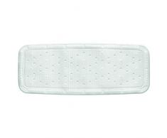 kela 22362 Tappetino da Bagno Antiscivolo Bianco Tappetino da Bagno e Adesivo Antiscivolo