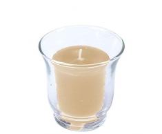 Spaas 12 portacandele in Vetro Bianco, D 78 mm x H 50 mm