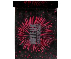 Santex - Runner da tavola Joyeux Anniversaire Nero