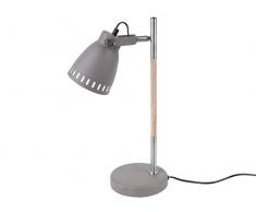 LEITMOTIV LM1626 Lampada da Scrivania Le Ferro, Grigio