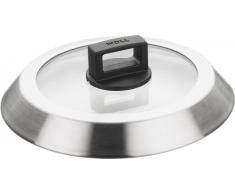 Woll Logic - Coperchio Tondo in Vetro e Acciaio Inox per pentole 18 cm