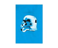 Komar - Quadro da Parete Star Wars Classic Helmets Stormtrooper per cameretta dei Bambini, Decorazione, Stampa Senza Cornice Disponibile in 3 Misure, Multicolore, WB095-30x40