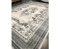 Alya Tapis Tappeto da Salotto Design Orientale Lalee - Collezione Peri - Beige, 80 x 140 cm