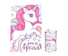 Desconocido Kids, Coperta in Pile Morbido, 150 x 100 cm, Multicolore, 150 x 100 cm