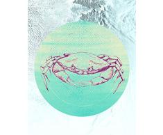 Komar - Stampa Artistica da Parete in 3 Misure Disponibili, per Soggiorno, Camera da Letto, Decorazione, Multicolore, P080C-40x50